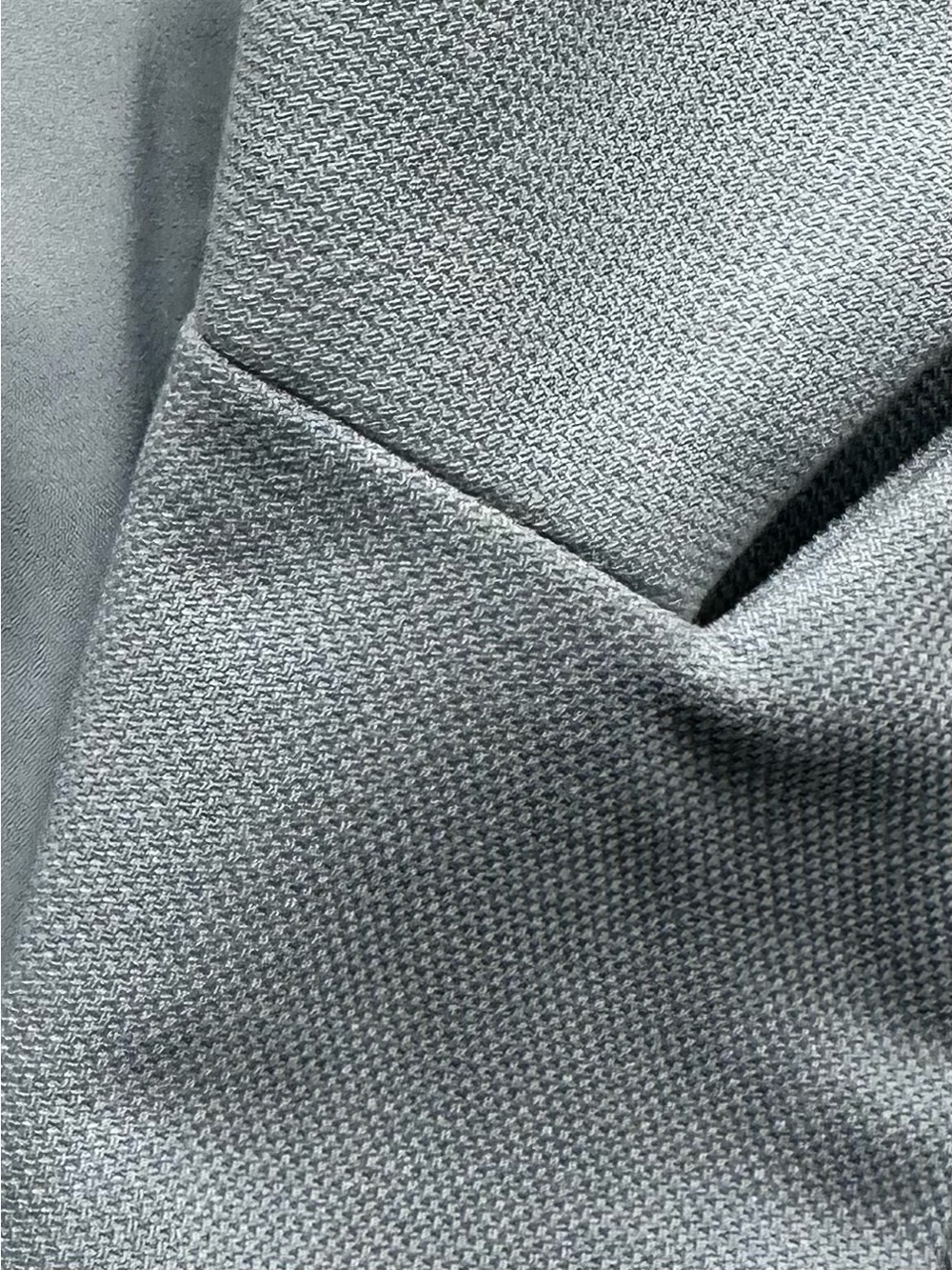 House of Harlow 1960 Light Blue Double-Breasted Blazer with Gold Buttons - Picture 4 of 4